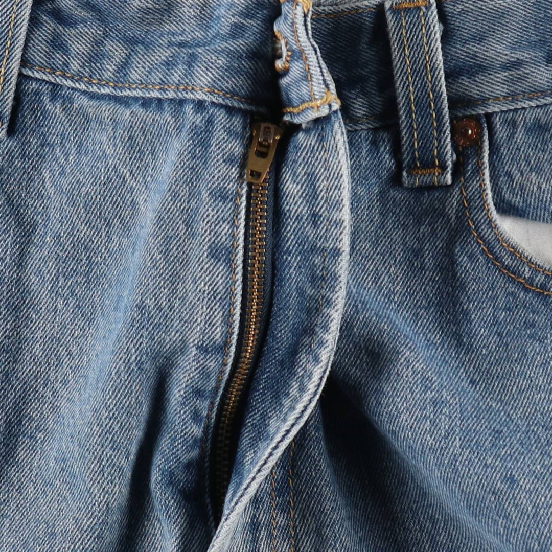 Levi's 505 tapered denim pants for men, size w36 cotton blue type Vintage Second Hand