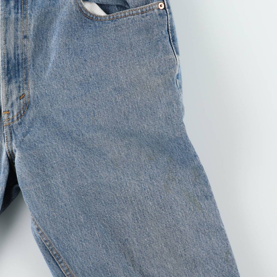 Levi's 505 tapered denim pants for men, size w36 cotton blue type Vintage Second Hand