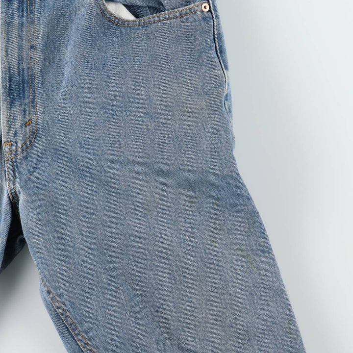 Levi's 505 tapered denim pants for men, size w36 cotton blue type Vintage Second Hand