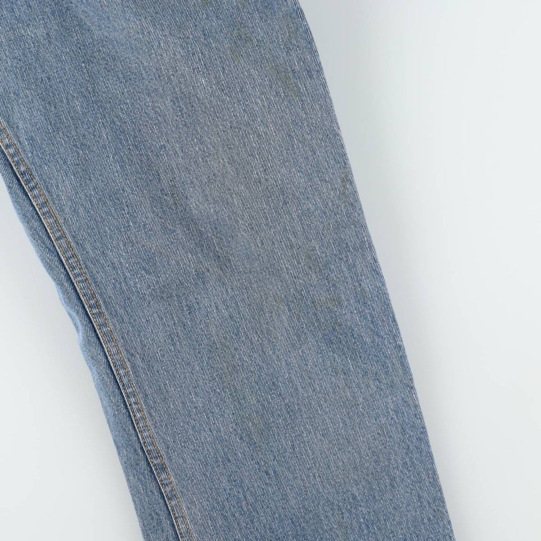 Levi's 505 tapered denim pants for men, size w36 cotton blue type Vintage Second Hand