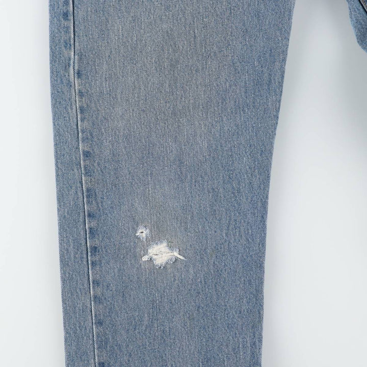 Levi's 505 tapered denim pants for men, size w36 cotton blue type Vintage Second Hand