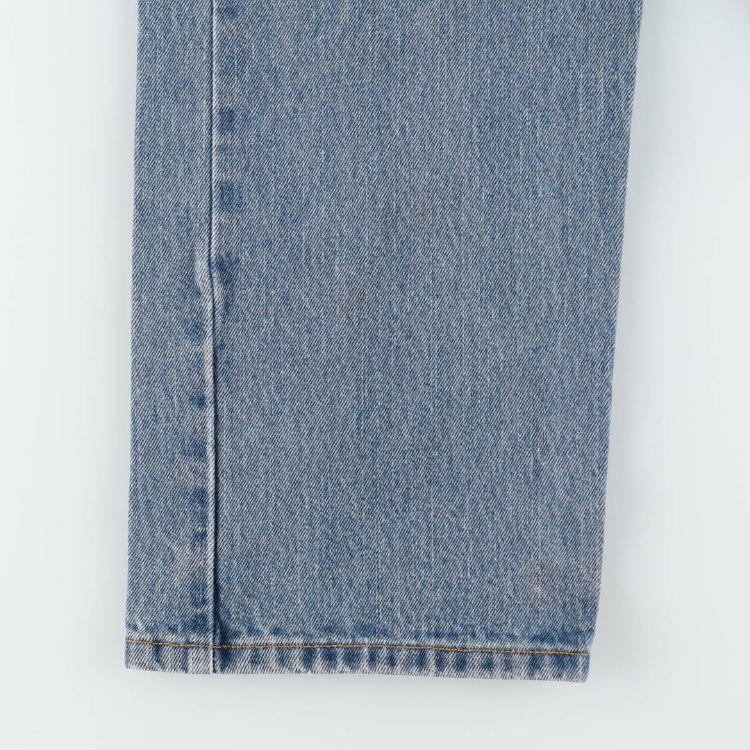 Levi's 505 tapered denim pants for men, size w36 cotton blue type Vintage Second Hand