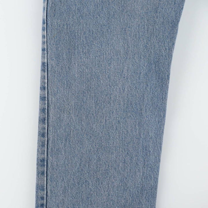Levi's 505 tapered denim pants for men, size w36 cotton blue type Vintage Second Hand
