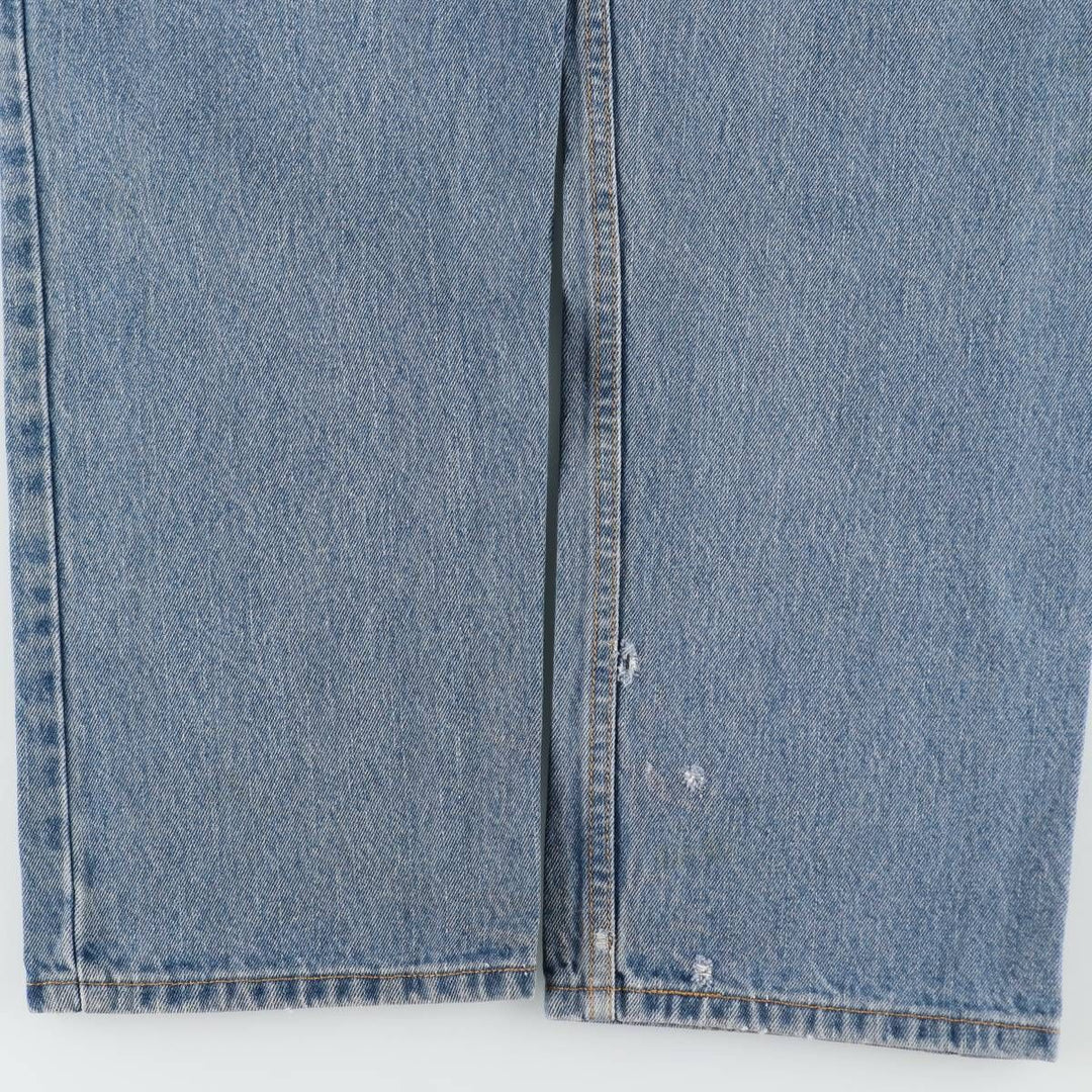 Levi's 505 tapered denim pants for men, size w36 cotton blue type Vintage Second Hand