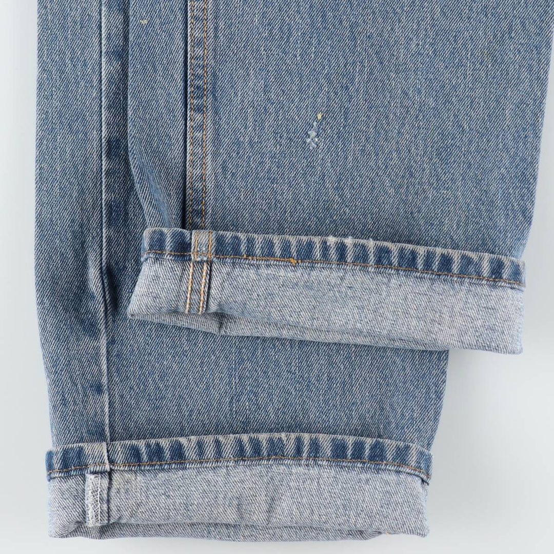 Levi's 505 tapered denim pants for men, size w36 cotton blue type Vintage Second Hand