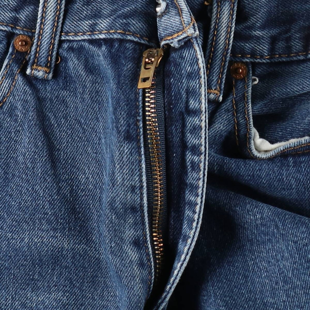 Levi's 505 Tapered Denim Pants, Men's W35 (approx.), Zipper Fly cotton blue type Vintage Second Hand