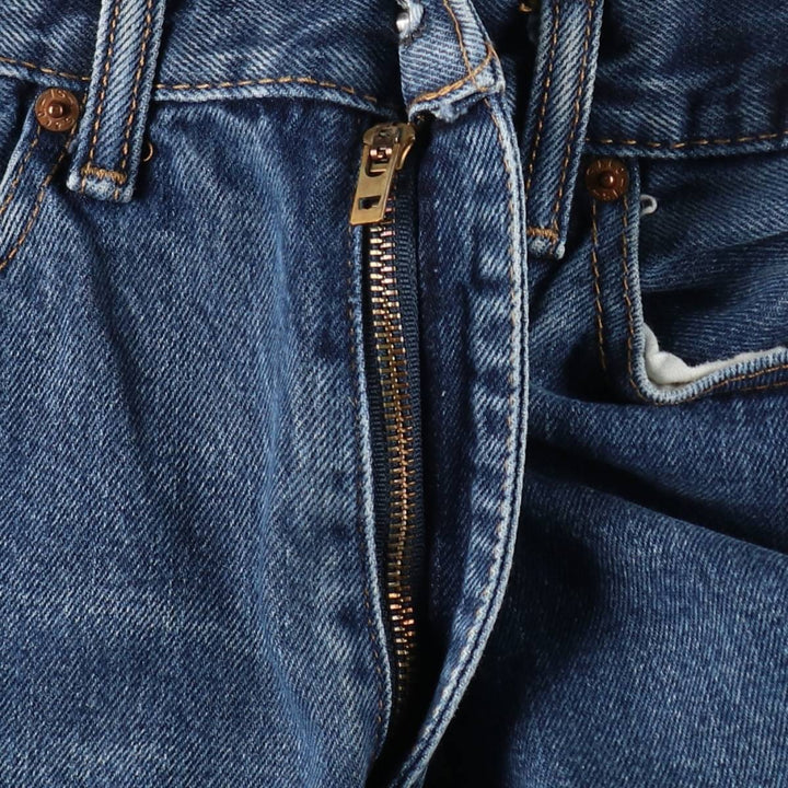 Levi's 505 Tapered Denim Pants, Men's W35 (approx.), Zipper Fly cotton blue type Vintage Second Hand