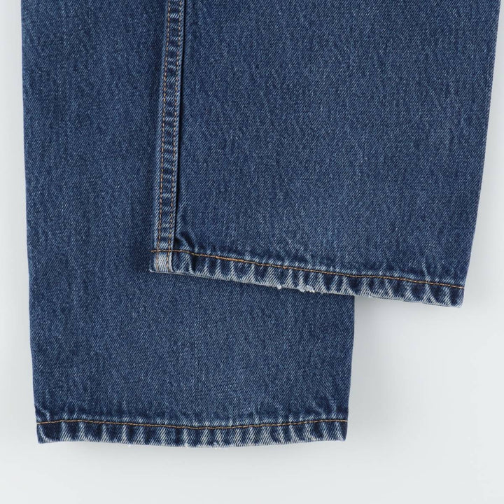 Levi's 505 Tapered Denim Pants, Men's W35 (approx.), Zipper Fly cotton blue type Vintage Second Hand