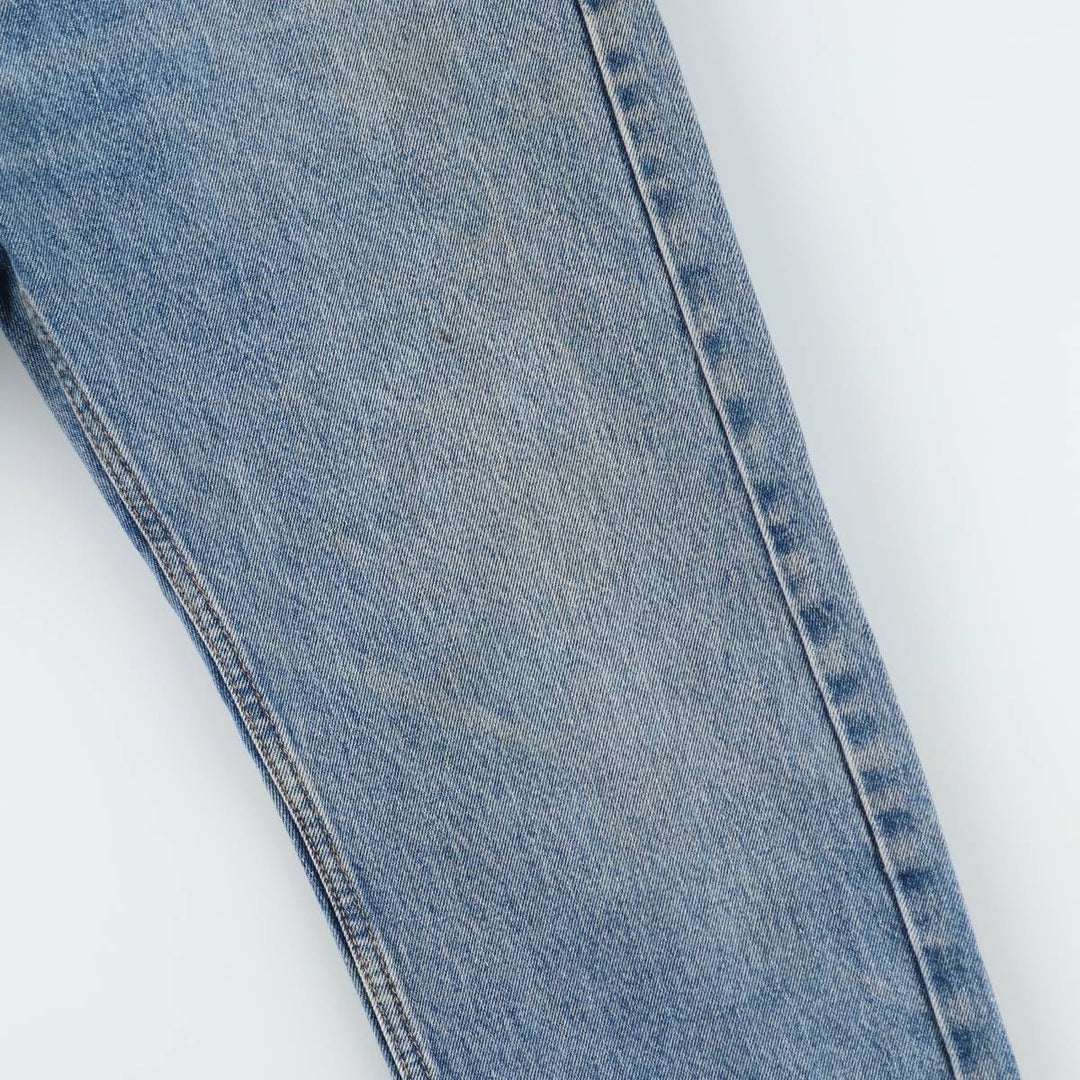 Levi's 505 tapered denim pants for men, size W33 cotton blue type Vintage Second Hand