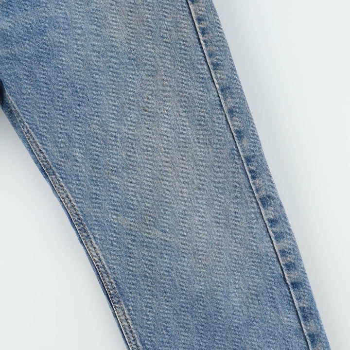 Levi's 505 tapered denim pants for men, size W33 cotton blue type Vintage Second Hand