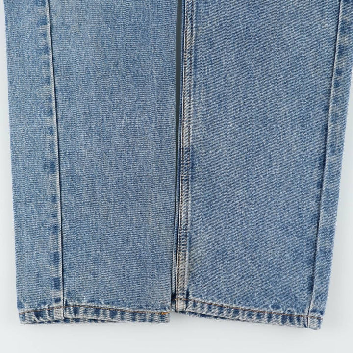 Levi's 505 tapered denim pants for men, size W33 cotton blue type Vintage Second Hand