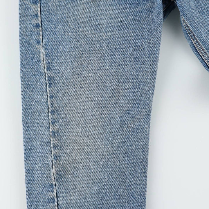 Levi's 505 tapered denim pants for men, size W33 cotton blue type Vintage Second Hand