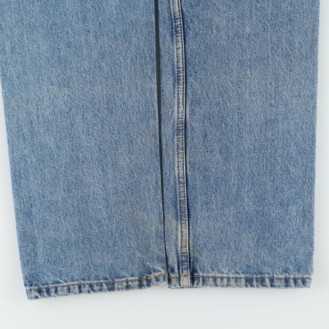 Levi's 505 tapered denim pants for men, size W33 cotton blue type Vintage Second Hand