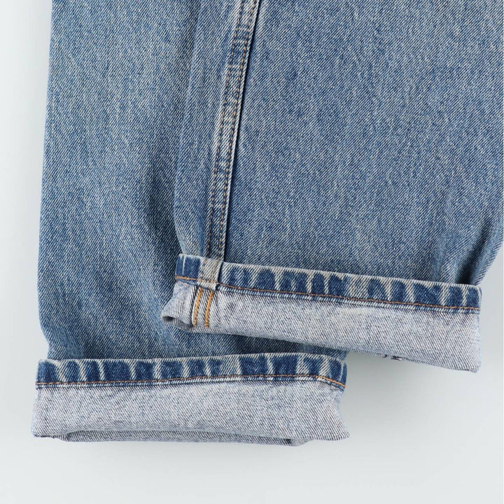 Levi's 505 tapered denim pants for men, size W33 cotton blue type Vintage Second Hand