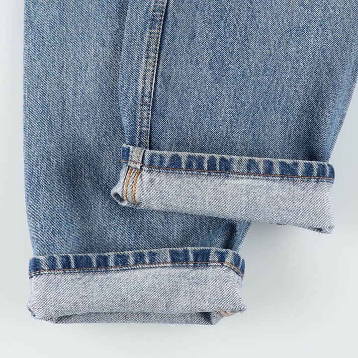 Levi's 505 tapered denim pants for men, size W33 cotton blue type Vintage Second Hand