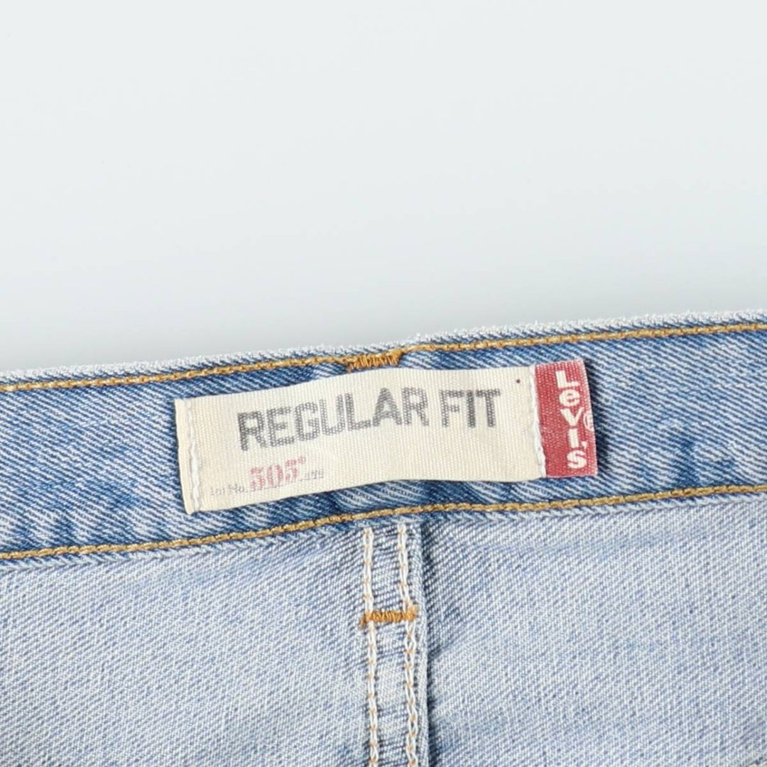 Levi's 505 REGULAR FIT tapered denim pants for men, size w37 cotton blue type Vintage Second Hand