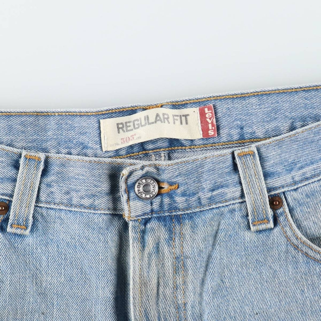 Levi's 505 REGULAR FIT tapered denim pants for men, size w37 cotton blue type Vintage Second Hand