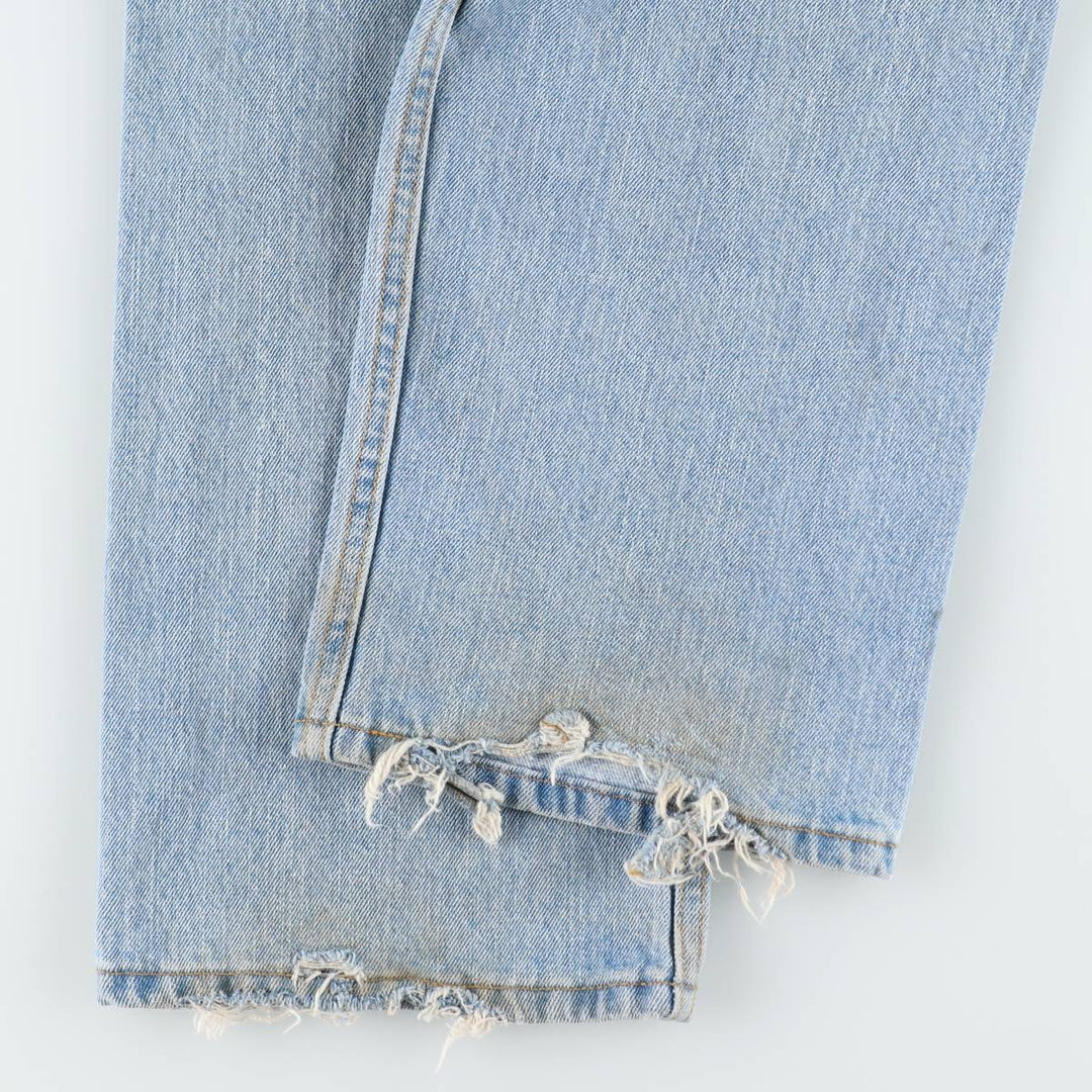 Levi's 505 REGULAR FIT tapered denim pants for men, size w37 cotton blue type Vintage Second Hand