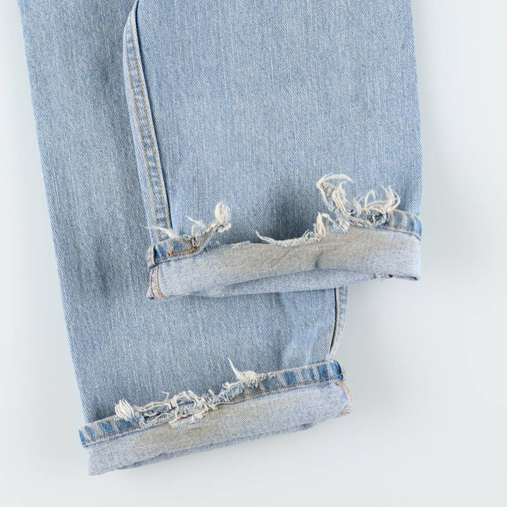 Levi's 505 REGULAR FIT tapered denim pants for men, size w37 cotton blue type Vintage Second Hand