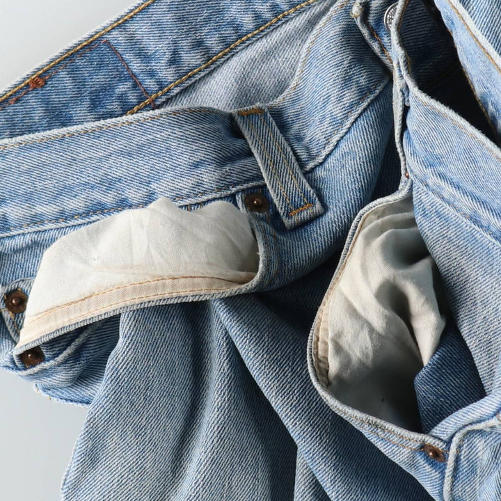 Levi's 505 REGULAR FIT tapered denim pants for men, size w37 cotton blue type Vintage Second Hand