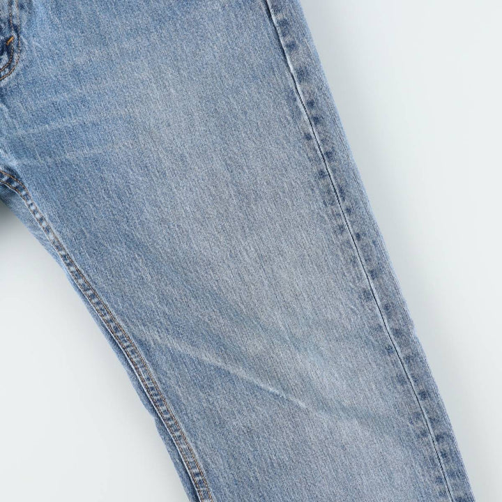 Levi's 505 tapered denim pants for men, size W34 cotton blue type Vintage Second Hand