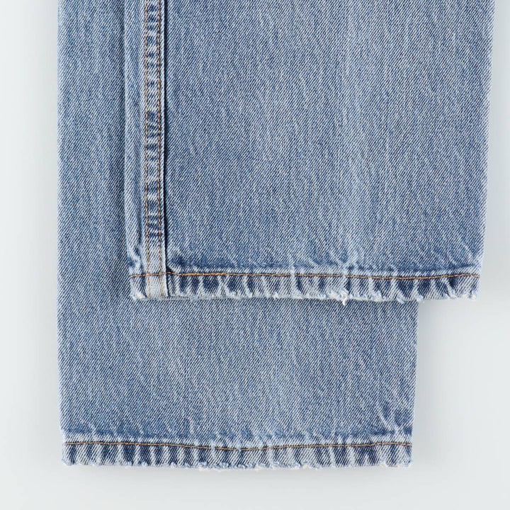 Levi's 505 tapered denim pants for men, size W34 cotton blue type Vintage Second Hand