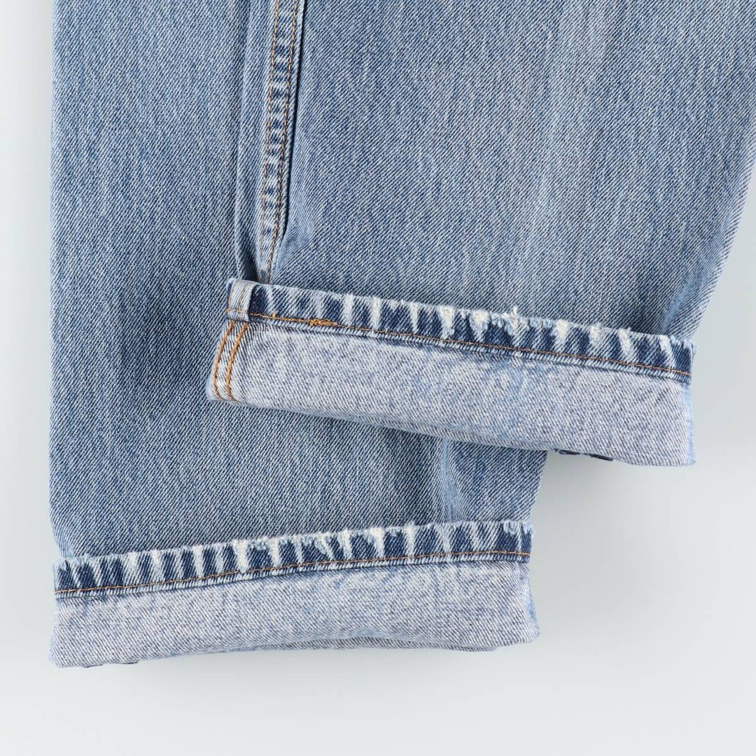 Levi's 505 tapered denim pants for men, size W34 cotton blue type Vintage Second Hand