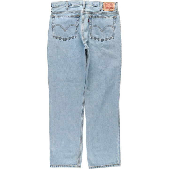 2000'S Levi's 505 Slim Fit Coupe Etroite Tapered Denim Pants, Men's W35 equivalent. cotton blue type Vintage Second Hand