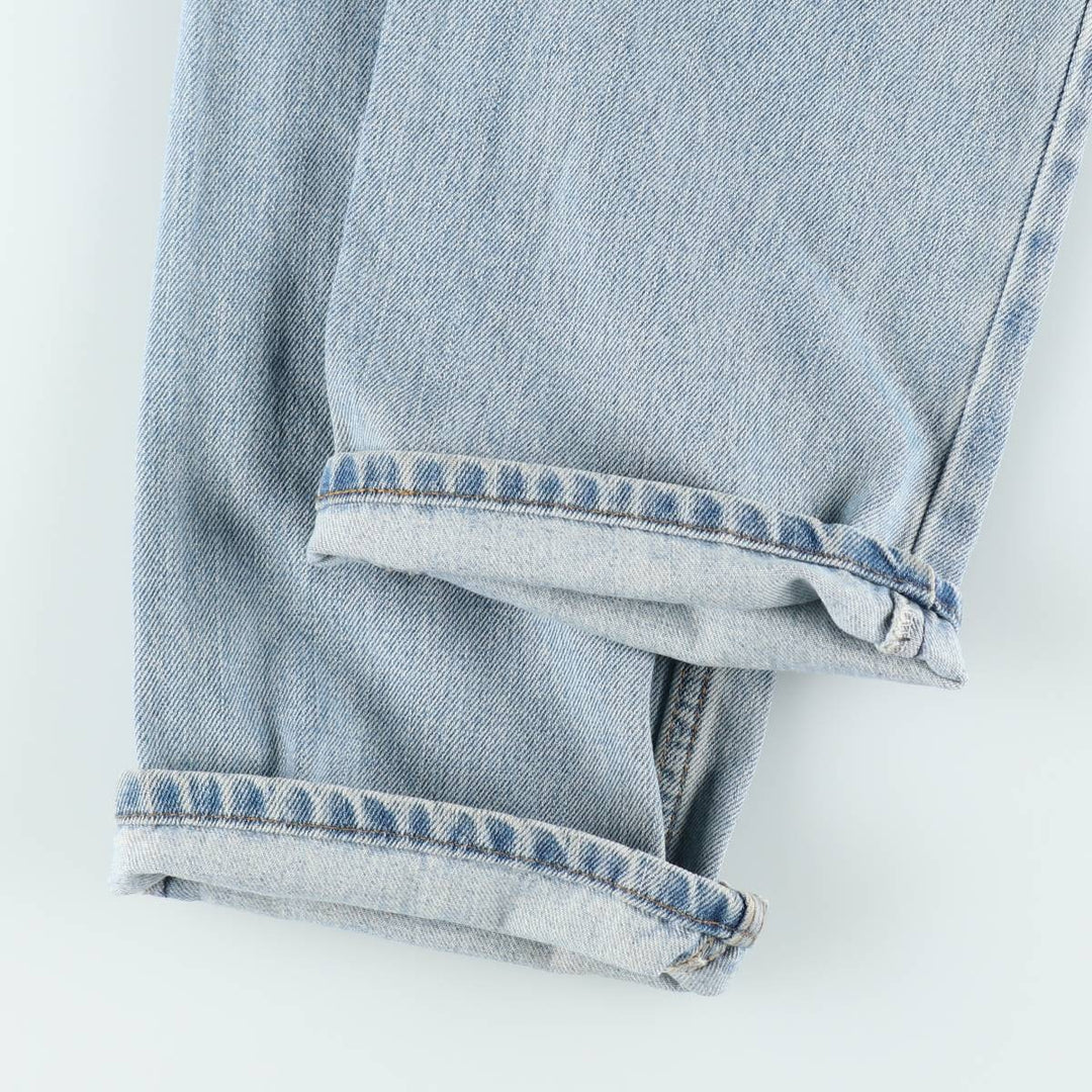 2000'S Levi's 505 Slim Fit Coupe Etroite Tapered Denim Pants, Men's W35 equivalent. cotton blue type Vintage Second Hand
