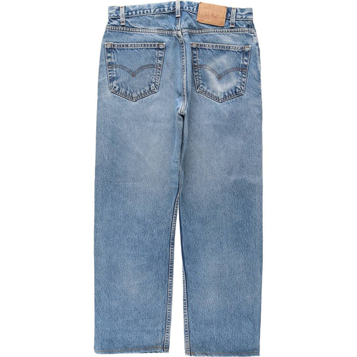 2000'S Levi's 00505-0216 Regular Fit Straight Leg Tapered Denim Pants, Men's Size W33 (approx.) cotton blue type Vintage Second Hand