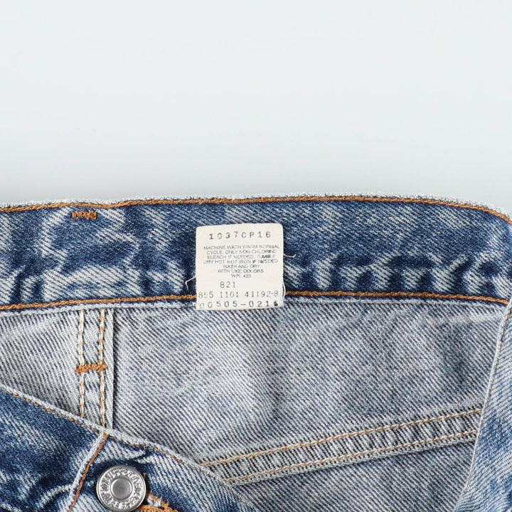 2000'S Levi's 00505-0216 Regular Fit Straight Leg Tapered Denim Pants, Men's Size W33 (approx.) cotton blue type Vintage Second Hand