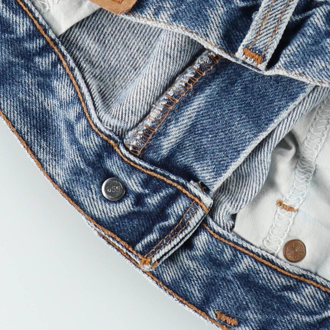 2000'S Levi's 00505-0216 Regular Fit Straight Leg Tapered Denim Pants, Men's Size W33 (approx.) cotton blue type Vintage Second Hand