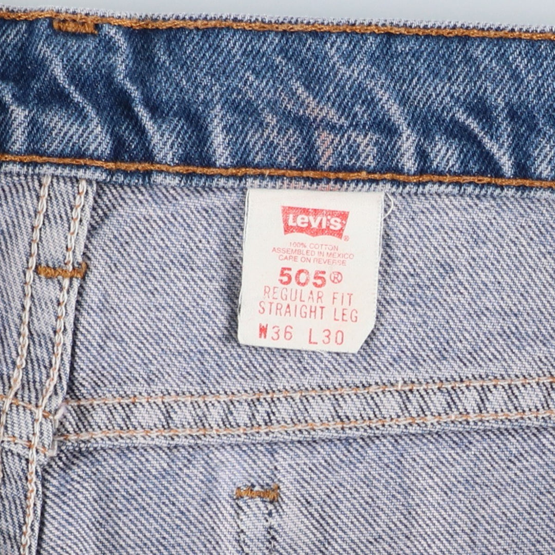 90'S Levi's 40505-0215 Regular Fit Straight Leg Orange Tab Tapered Denim Pants, Men's W35 equivalent. cotton blue type Vintage Second Hand