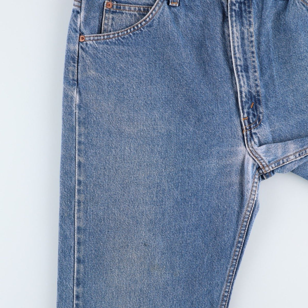 90'S Levi's 40505-0215 Regular Fit Straight Leg Orange Tab Tapered Denim Pants, Men's W35 equivalent. cotton blue type Vintage Second Hand