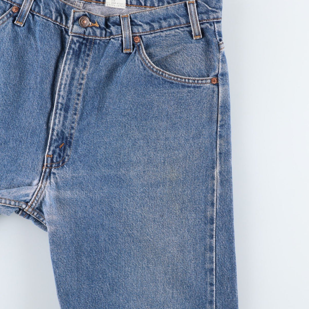 90'S Levi's 40505-0215 Regular Fit Straight Leg Orange Tab Tapered Denim Pants, Men's W35 equivalent. cotton blue type Vintage Second Hand