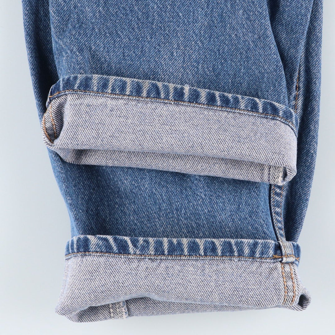 90'S Levi's 40505-0215 Regular Fit Straight Leg Orange Tab Tapered Denim Pants, Men's W35 equivalent. cotton blue type Vintage Second Hand