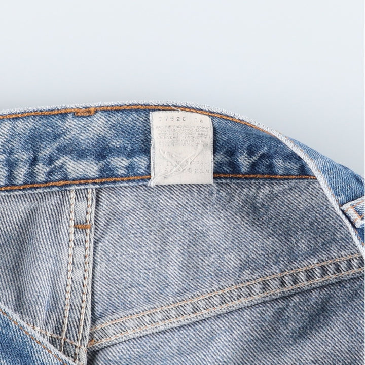 00'S Levi's 505 REGULAR FIT STRAIGHT LEG tapered denim pants for men, size w31 cotton Blue type light blue Vintage Second Hand