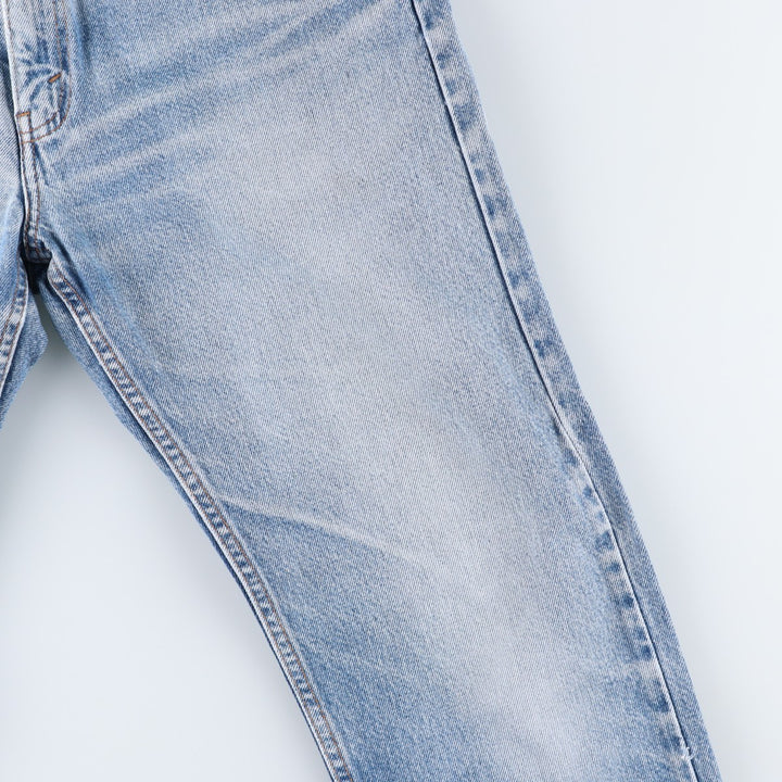 00'S Levi's 505 REGULAR FIT STRAIGHT LEG tapered denim pants for men, size w31 cotton Blue type light blue Vintage Second Hand