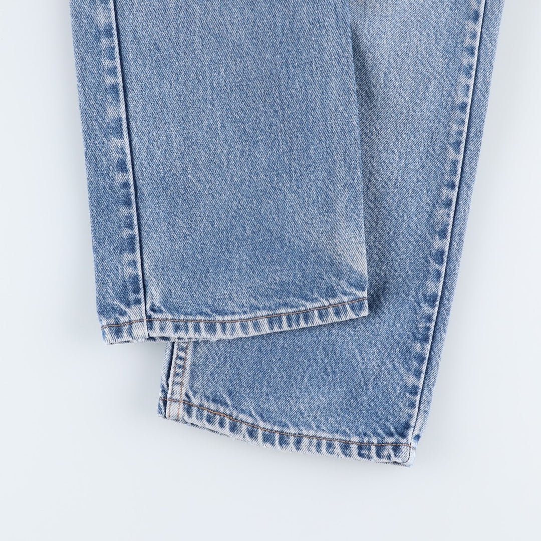 00'S Levi's 505 REGULAR FIT STRAIGHT LEG tapered denim pants for men, size w31 cotton Blue type light blue Vintage Second Hand
