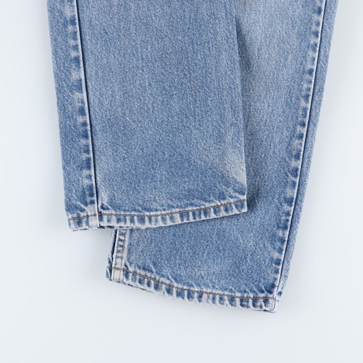 00'S Levi's 505 REGULAR FIT STRAIGHT LEG tapered denim pants for men, size w31 cotton Blue type light blue Vintage Second Hand