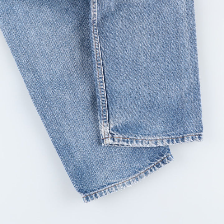 00'S Levi's 505 REGULAR FIT STRAIGHT LEG tapered denim pants for men, size w31 cotton Blue type light blue Vintage Second Hand