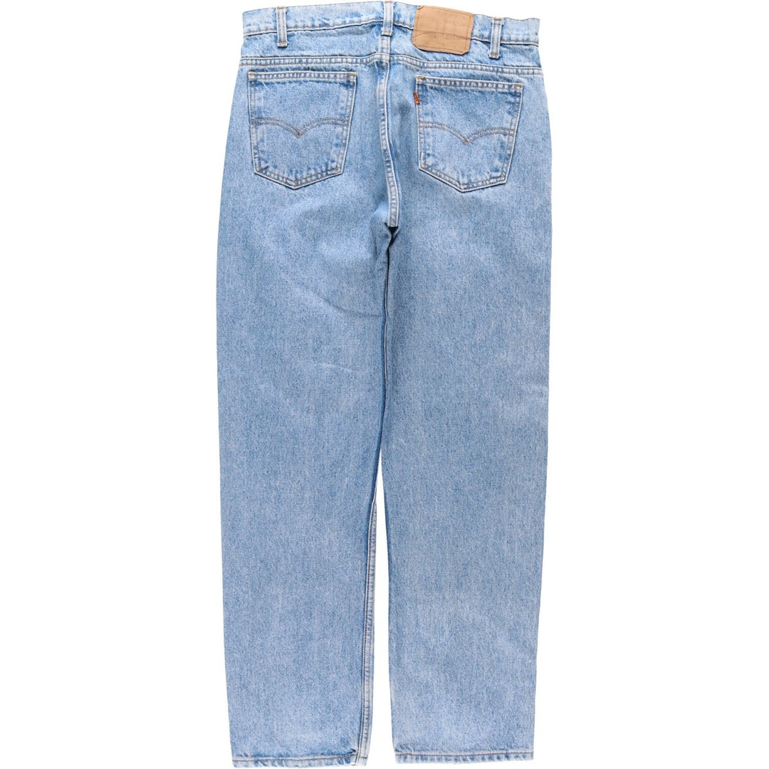 1990'S Levi's 40505-0214 Orange Tab Tapered Denim Pants, Men's W32 (approx.), Vintage cotton blue type Vintage Second Hand
