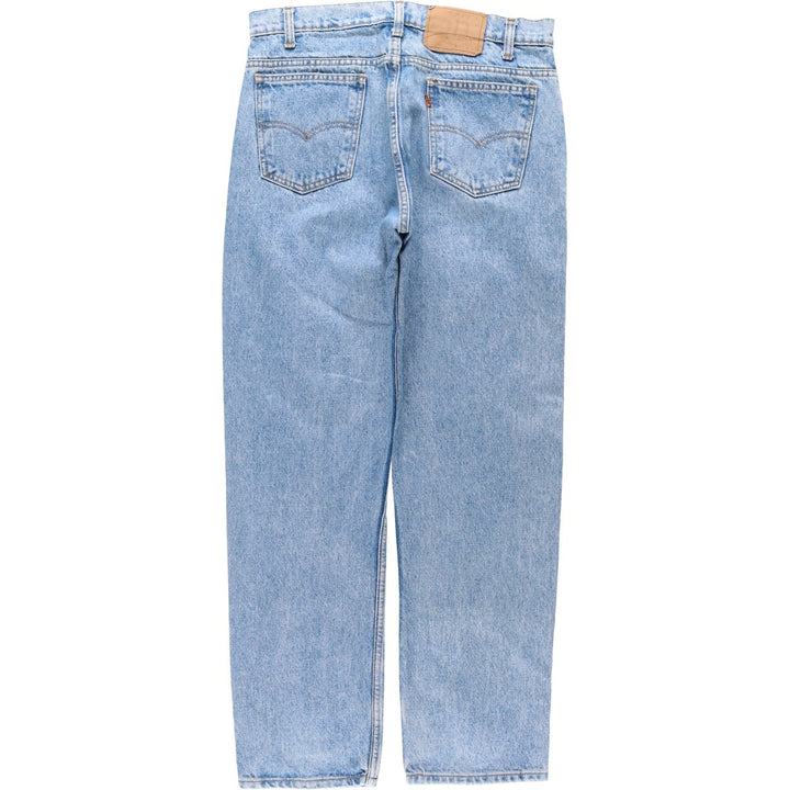 1990'S Levi's 40505-0214 Orange Tab Tapered Denim Pants, Men's W32 (approx.), Vintage cotton blue type Vintage Second Hand