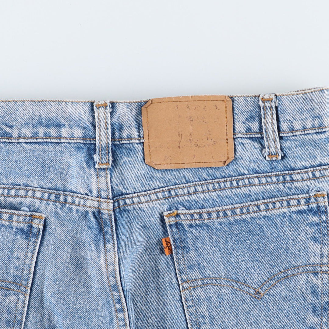 1990'S Levi's 40505-0214 Orange Tab Tapered Denim Pants, Men's W32 (approx.), Vintage cotton blue type Vintage Second Hand