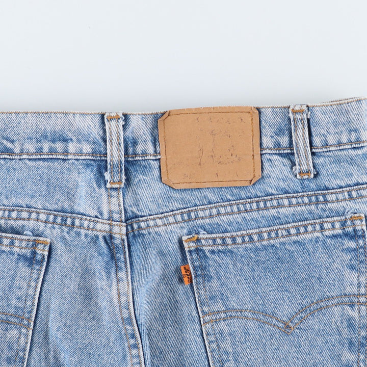 1990'S Levi's 40505-0214 Orange Tab Tapered Denim Pants, Men's W32 (approx.), Vintage cotton blue type Vintage Second Hand