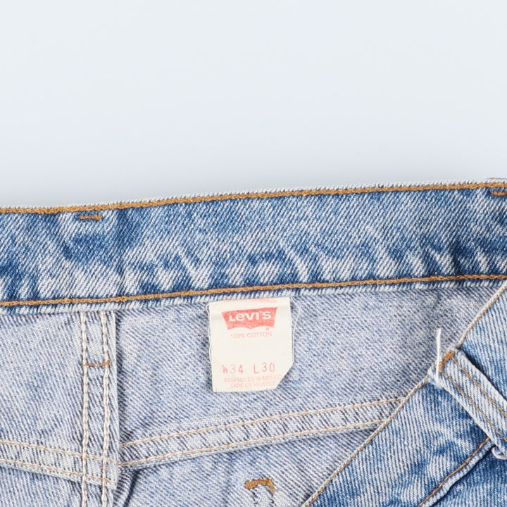 1990'S Levi's 40505-0214 Orange Tab Tapered Denim Pants, Men's W32 (approx.), Vintage cotton blue type Vintage Second Hand