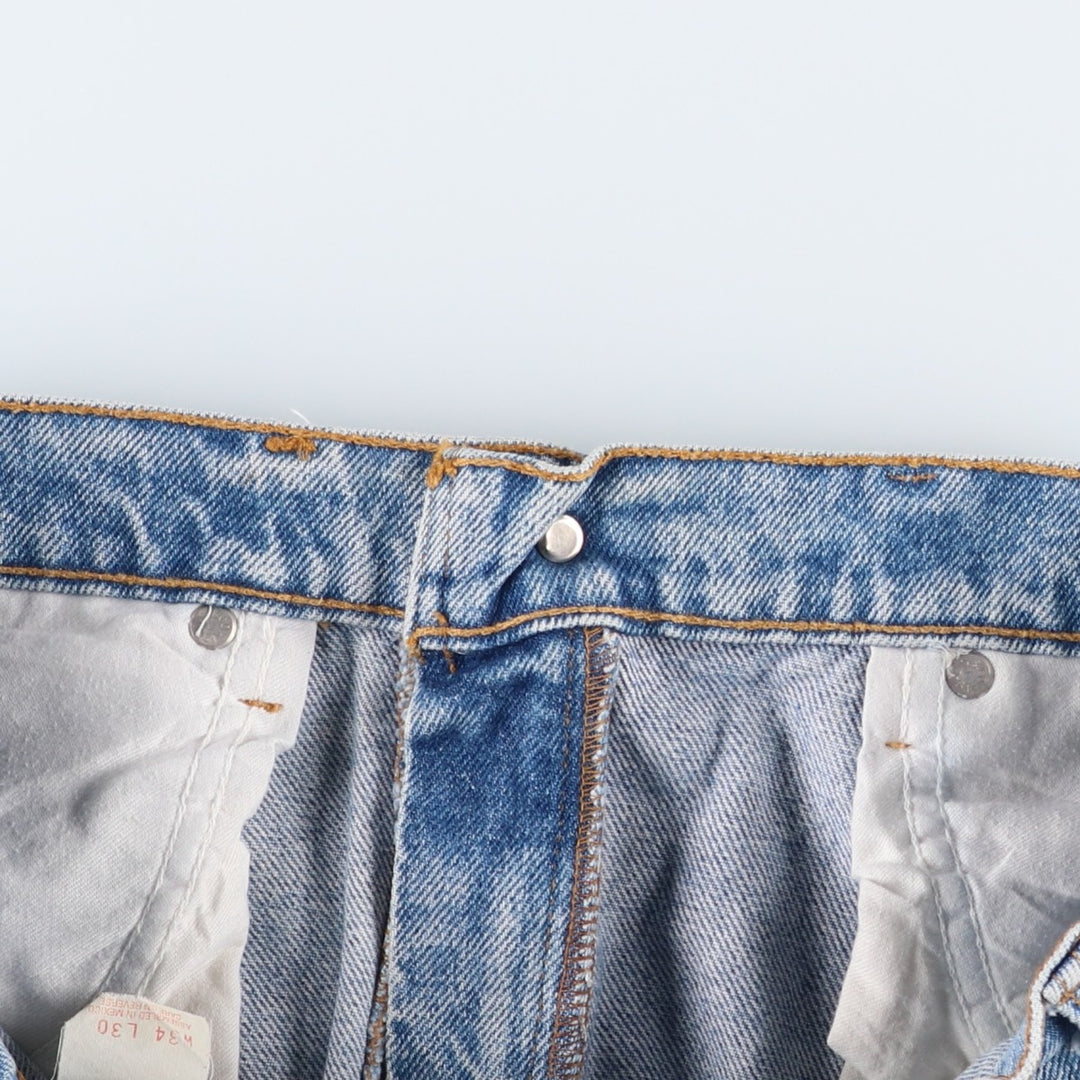 1990'S Levi's 40505-0214 Orange Tab Tapered Denim Pants, Men's W32 (approx.), Vintage cotton blue type Vintage Second Hand