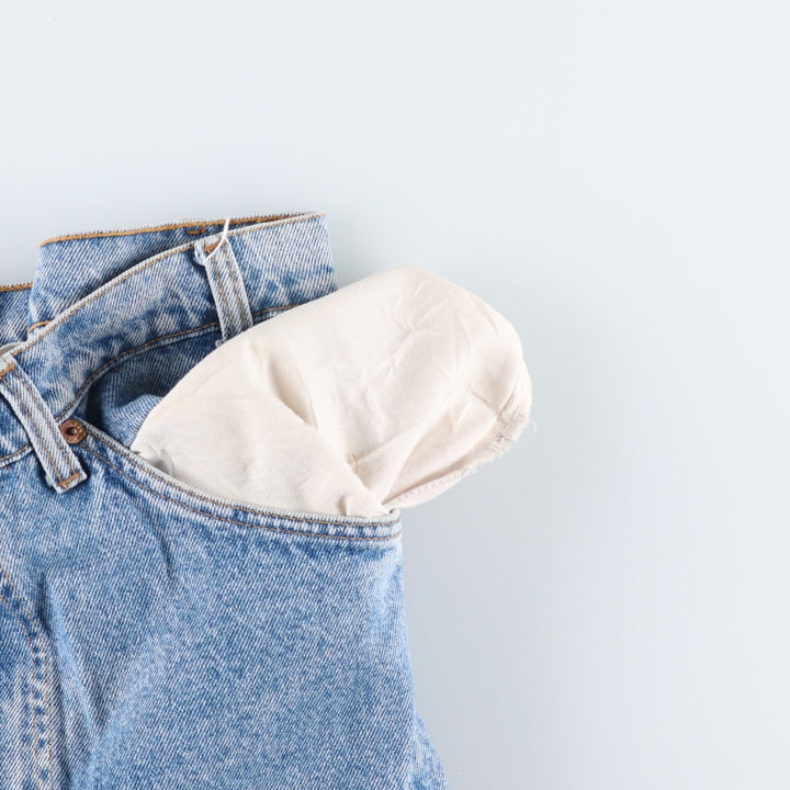 1990'S Levi's 40505-0214 Orange Tab Tapered Denim Pants, Men's W32 (approx.), Vintage cotton blue type Vintage Second Hand