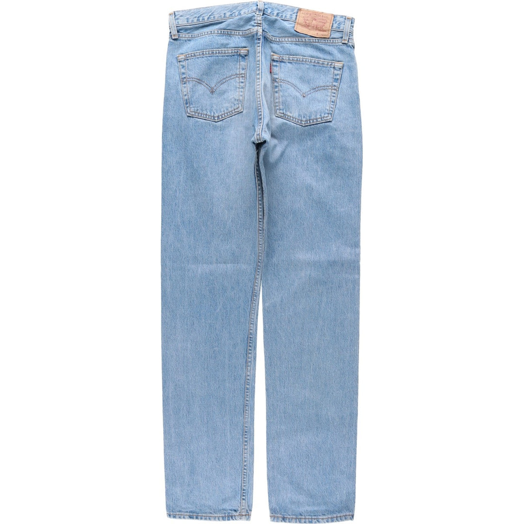 1990'S Levi's 00505-0448 Euro Model Tapered Denim Pants, Men's W33 (approx.), Vintage cotton blue type Vintage Second Hand