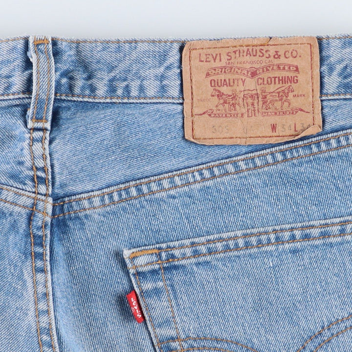 1990'S Levi's 00505-0448 Euro Model Tapered Denim Pants, Men's W33 (approx.), Vintage cotton blue type Vintage Second Hand